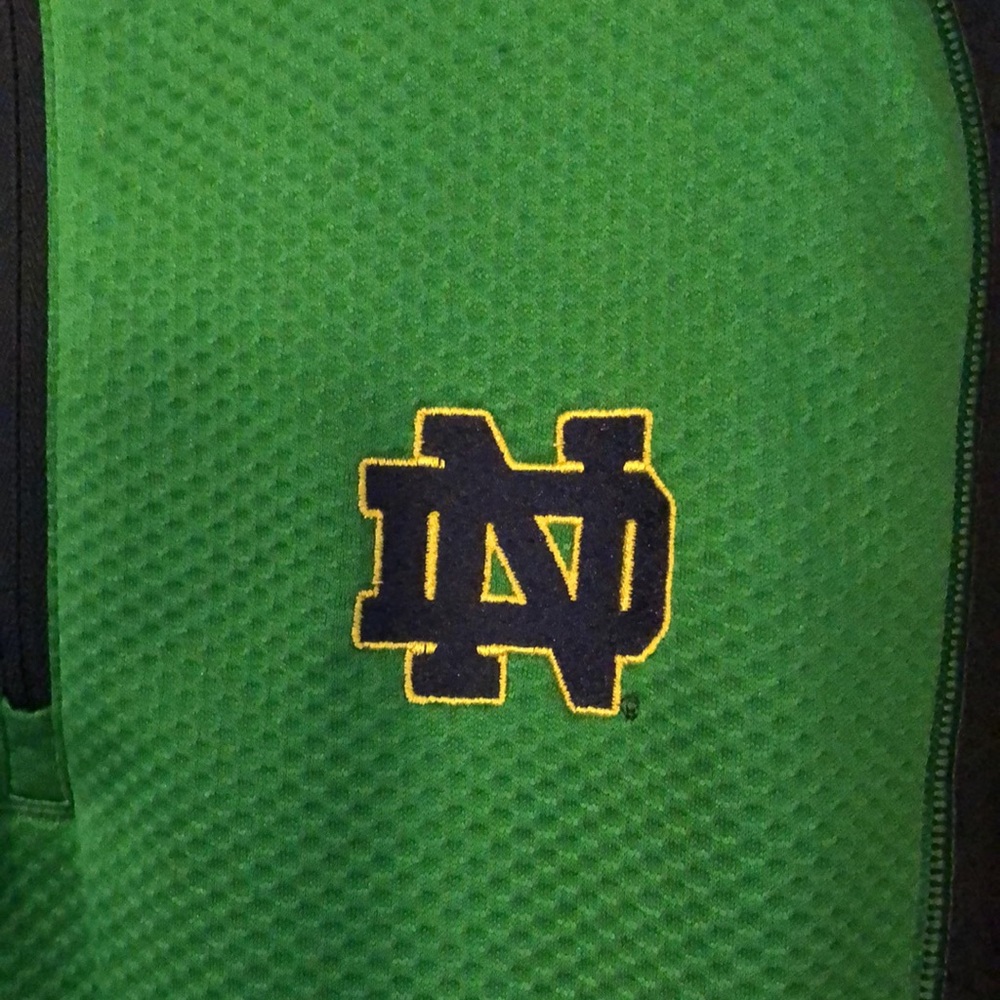 Notre Dame Under Armour quarter zip pullover large - Picture 2 of 5